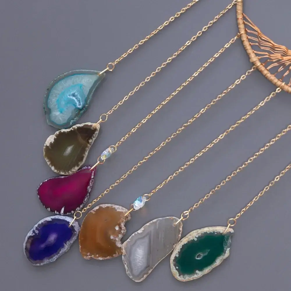 chakra gemstone dream catchers