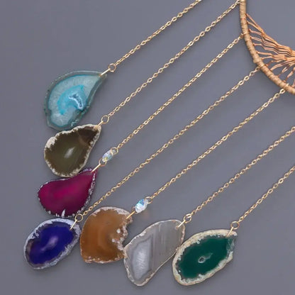 chakra gemstone dream catchers