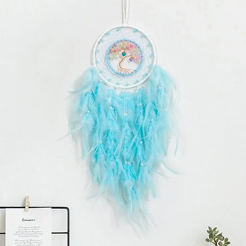 colorful crystal dream catchers