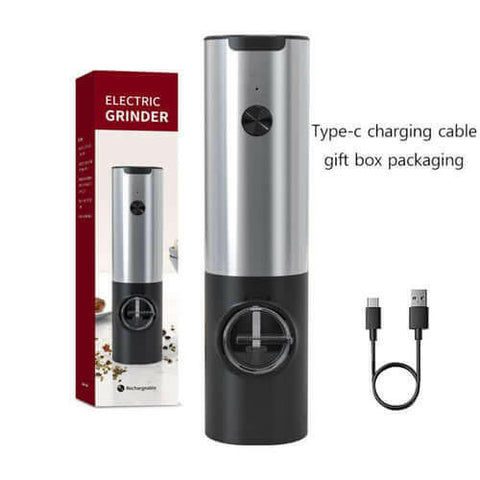 Electric Salt Grinder 2 Bottles Set.