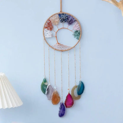 chakra gemstone dream catchers