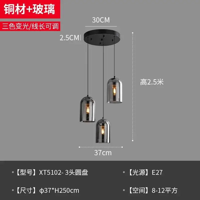 Modern Glass Globe Pendant &amp; Ceiling Light