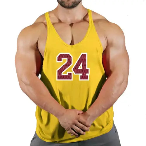 Sport Brand Vest Muscle Gym Mens Back Tank Top Sleeveless Stringer.