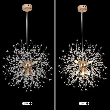 VETRULUS Dandelion-Style Chandelier, Selectable Designs
