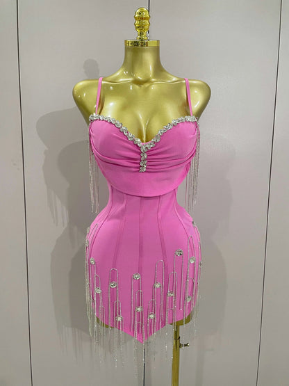 Elegant Black Backless Bodycon Dress for Parties