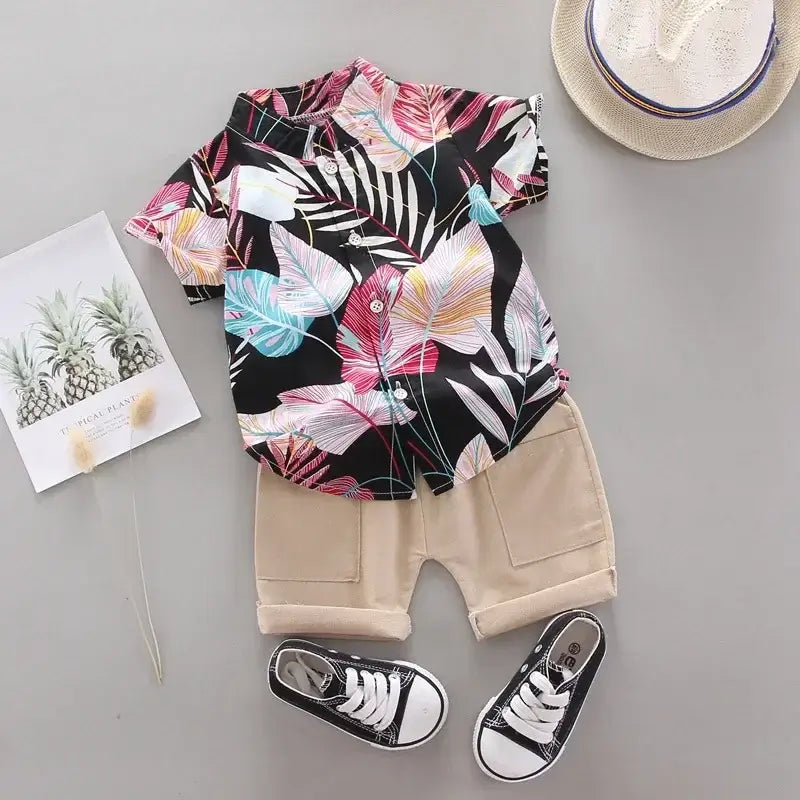 2PCS Baby Clothing Set for Boys - Summer Casual Outfit