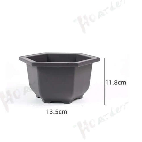 Training Pots With Tray Plastic Bonsai Plants Pot Square For Flower.