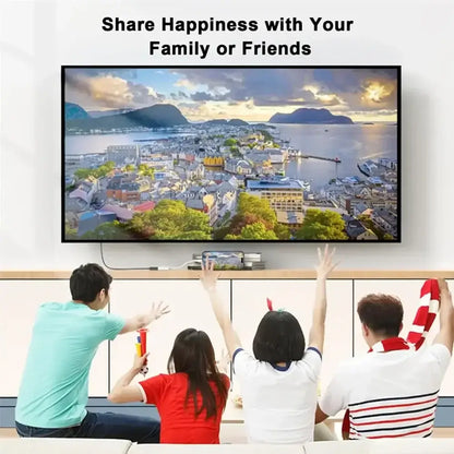 Lightning to Digital HDTV 2-in-1 AdapterDigital AV Adapter4K SyncScreenConnectorFor iPhone14 Pro 13 12 toHDTV ProjectorMonitor