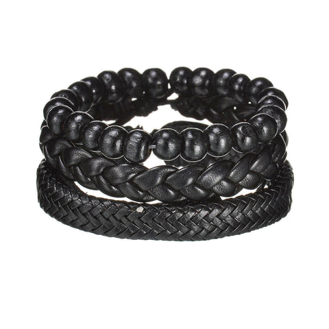 Mens Modern Multilayered Bracelet.