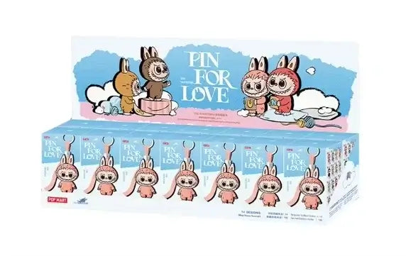 Hot Genuine POPMART The Monsters Labubu V4 Pin For Love Series Vinyl