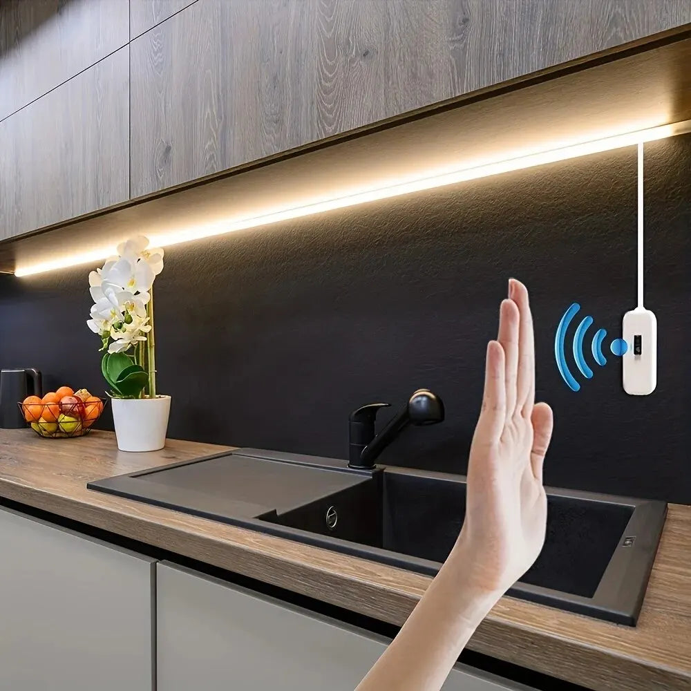 1M USB LED Strip Light with Hand-Wave Sensor