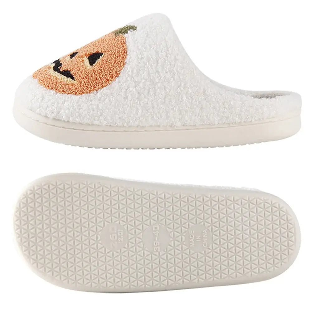 Halloween pumpkin slippers