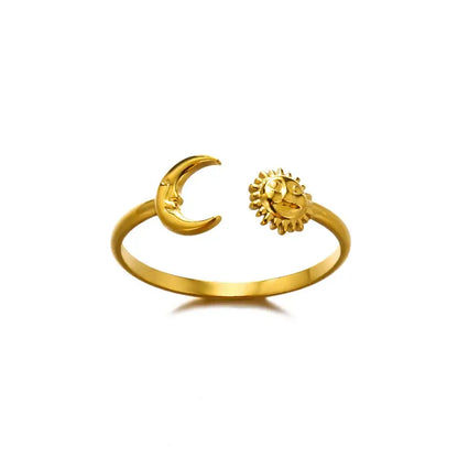 Stainless Steel Rings for Women Gold Color Never Fade Luxury Classic rings wedding couple rings Jewelry Free Shipping