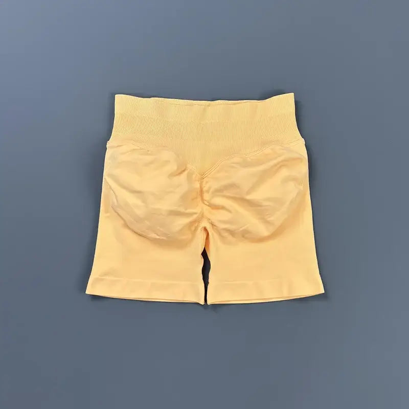 HISTELLO Women’s Seamless Scrunch Workout Shorts