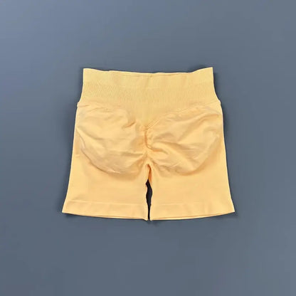 HISTELLO Women’s Seamless Scrunch Workout Shorts