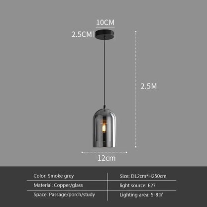 Modern Glass Globe Pendant &amp; Ceiling Light