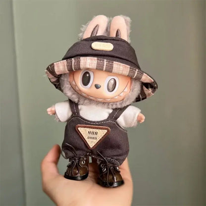 17cm Labubu Doll V1 Generation - Sports &amp; Casual Outfit