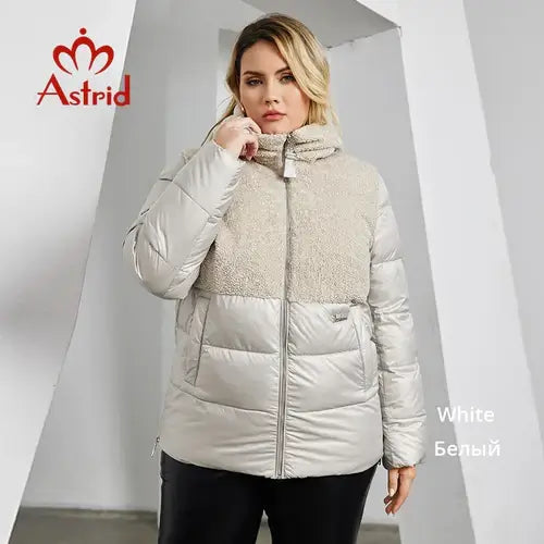 Astrid 2023 Winter Women's Jacket Plus Size Parkas Women Clothing Faux.