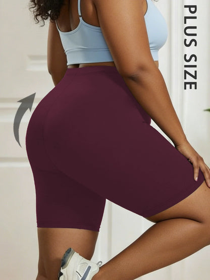 Plus Size Women’s Biker Shorts – Super Soft, High-Stretch, No See-Through | Workout, Yoga &amp; Casual | 1XL–4XL
