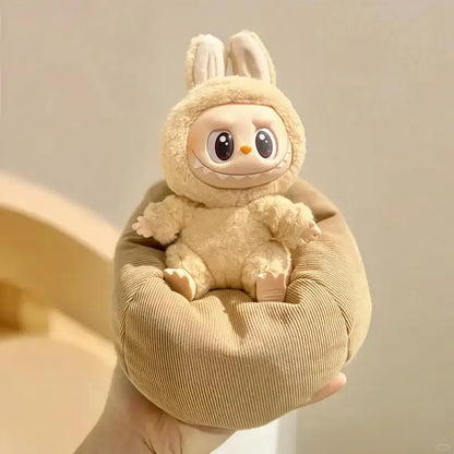 Labubu Doll Sofa - Cute Cushion for Mini Lazy Bed