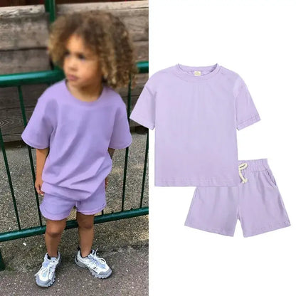 Summer Tracksuit Set for Kids - 0-6Y Sports Wear