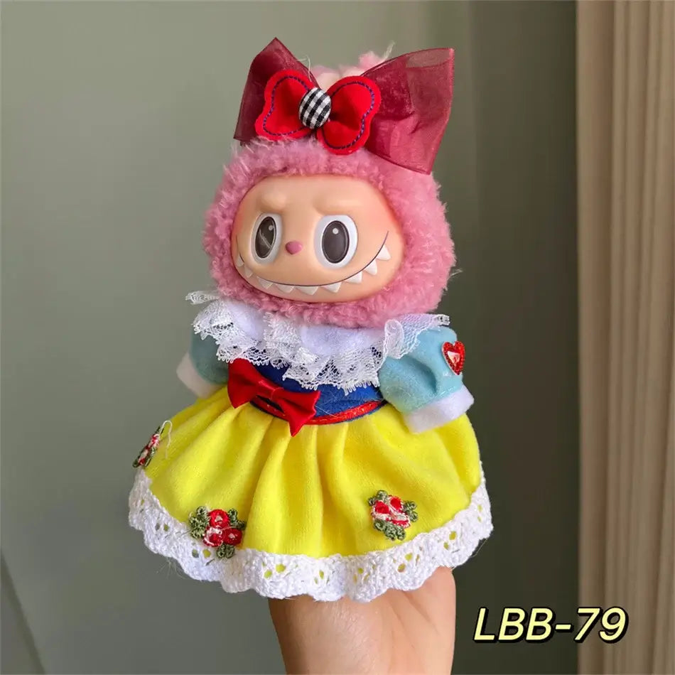 Labubu 17cm Doll Clothes Set - DIY Accessories