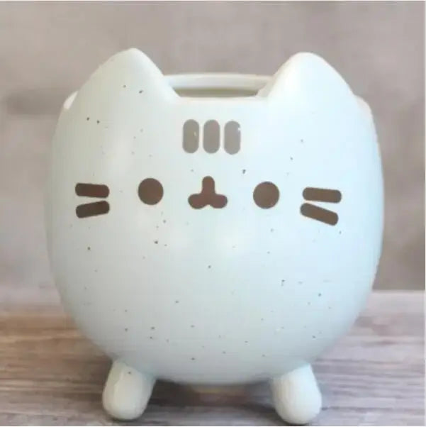 cute cat succulent pot