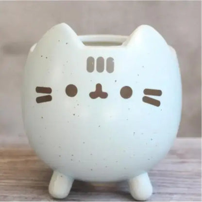 cute cat succulent pot