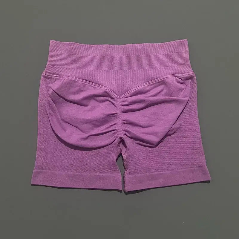 HISTELLO Women’s Seamless Scrunch Workout Shorts