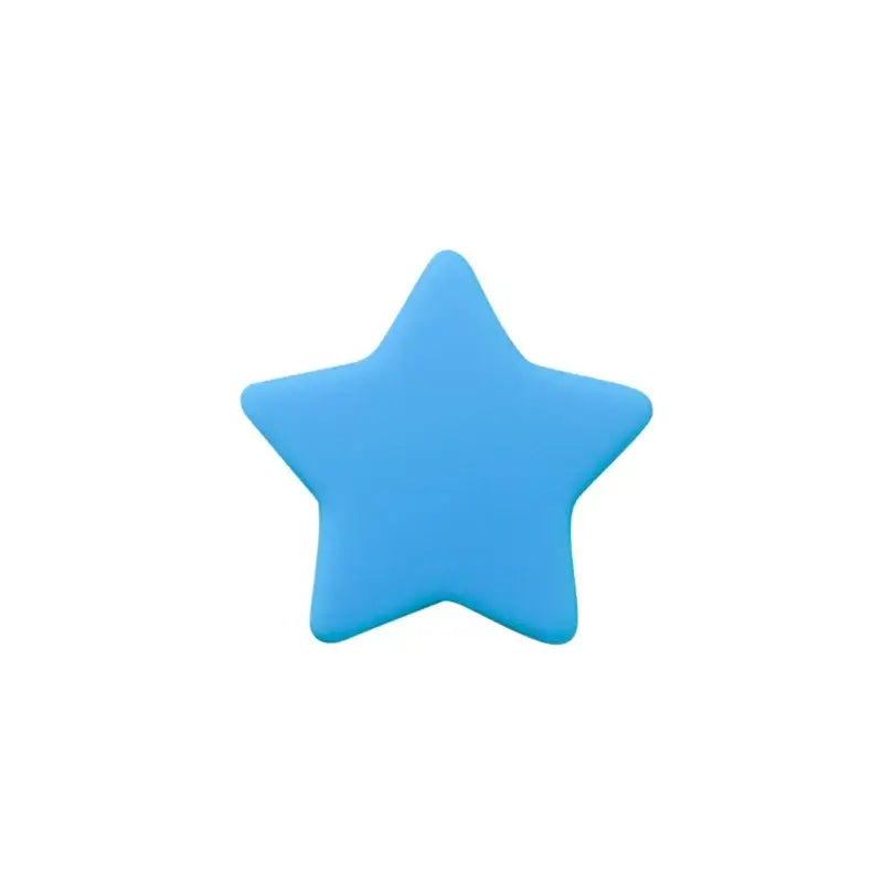 50pcs Silicone Star Heart Crown Beads Food Grade Teether Baby Silicone Bracelet Diy Crafts Baby Accessories