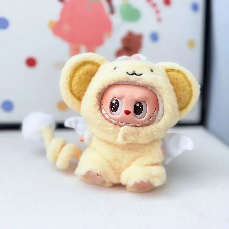 Labubu Doll Clothing Pajama Party Set for V1 V2 V3