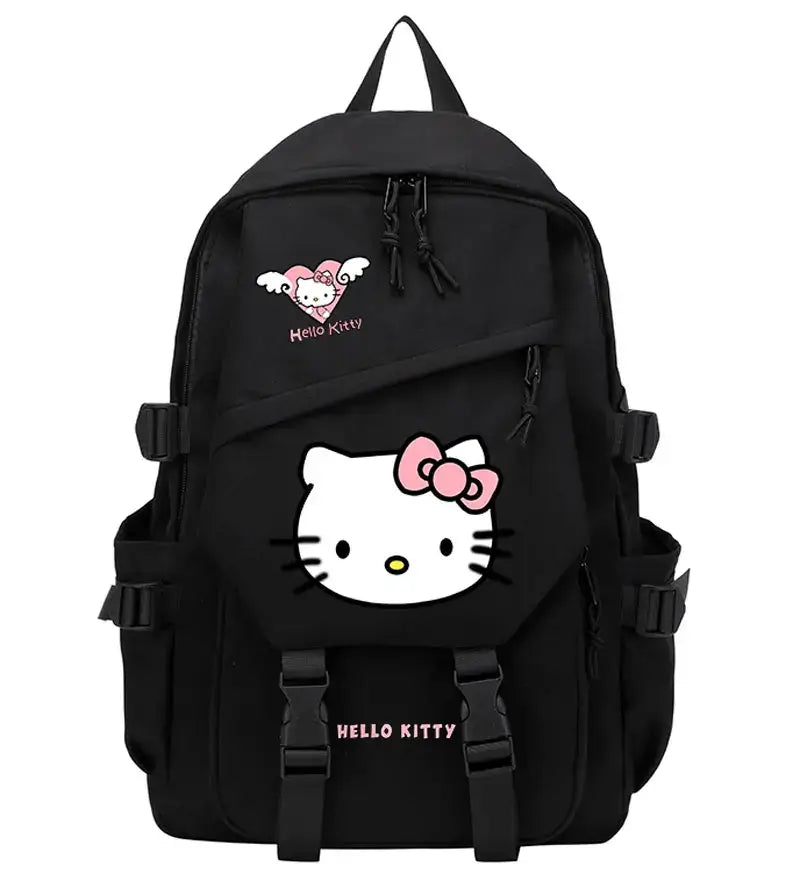 Anime Kawaii Hello Kitty Cat Backpack Teenager Students Book Schoolbag.