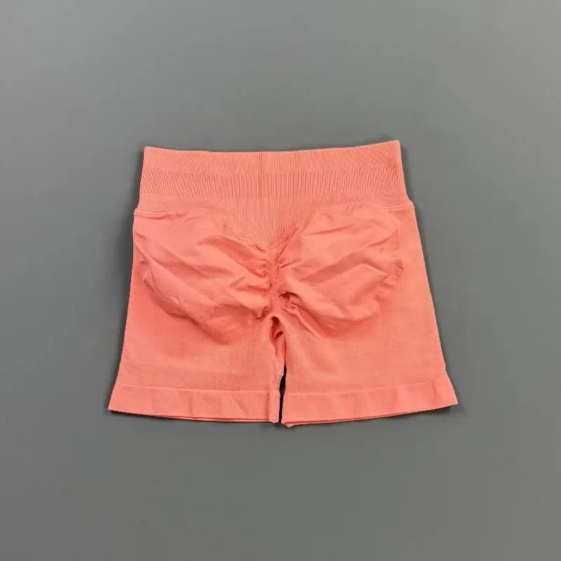 HISTELLO Women’s Seamless Scrunch Workout Shorts