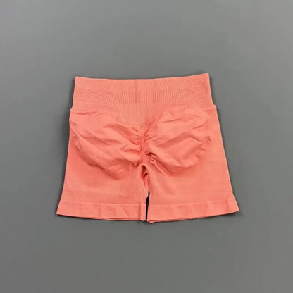 HISTELLO Women’s Seamless Scrunch Workout Shorts