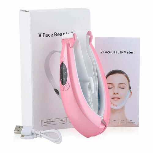 EMS Facial Lifting Device Facial Massager Chin V Line Belt