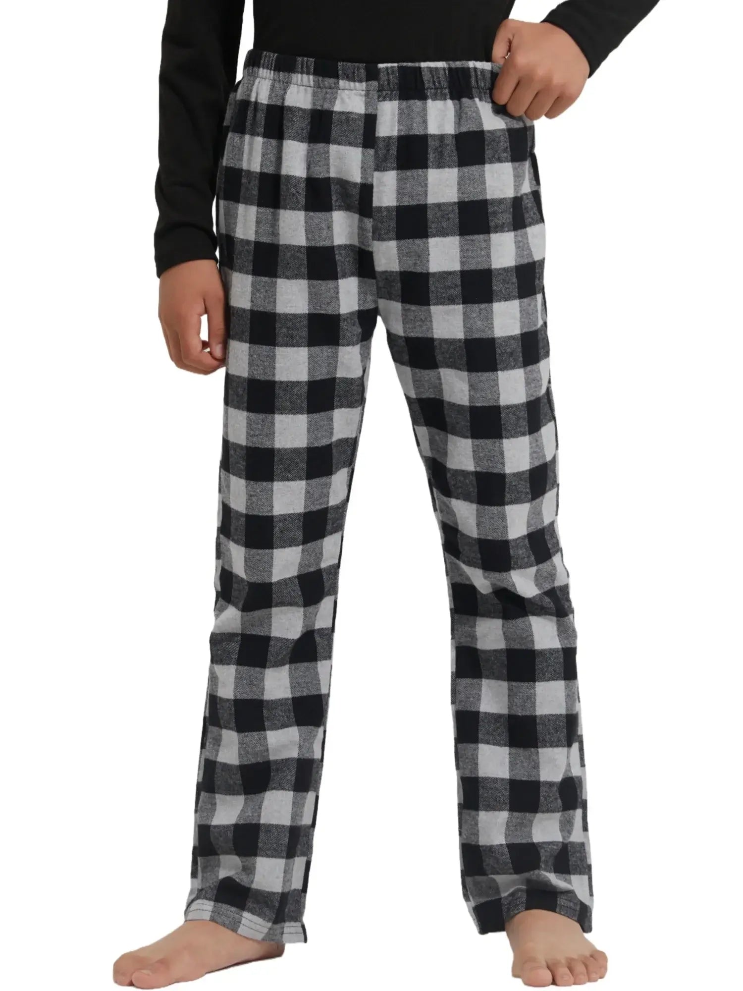 Boys and Girls Soft Elastic Waist Pajamas Pants Comfy Lounge Long Pants - Close-fit PJ Bottoms for Comfortable Sleep and Leisure