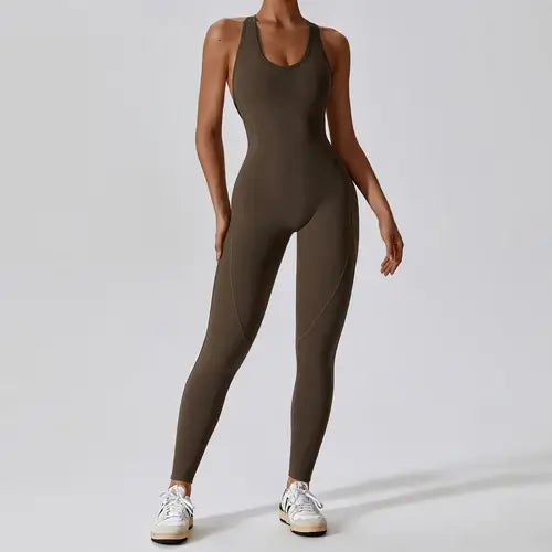 Yoga Jumpsuit Fitness Sports Overalls Gym Clothing Set Yoga Wear.