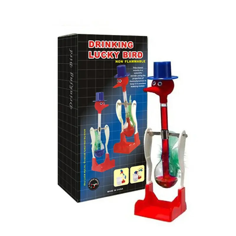 Physical Science Drinking Bird Color Changing Toy Water Bird Fun Educational Science Experiment Toy