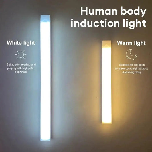 Motion Sensor LED Cabinet Light Type C Rechargeable Induction Night