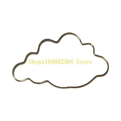 652F Dream Catcher Metal Hoops Irregular Cloud Animal DIY Macrame Iron Ring