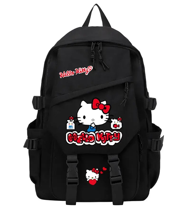 Anime Kawaii Hello Kitty Cat Backpack Teenager Students Book Schoolbag.