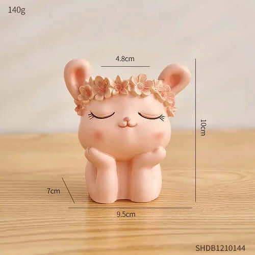 Nordic Flower Pots Cute Girl Decorative Planters Succulents Cactus