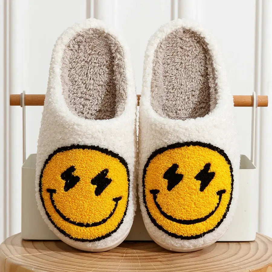 cute fluffy winter slippers