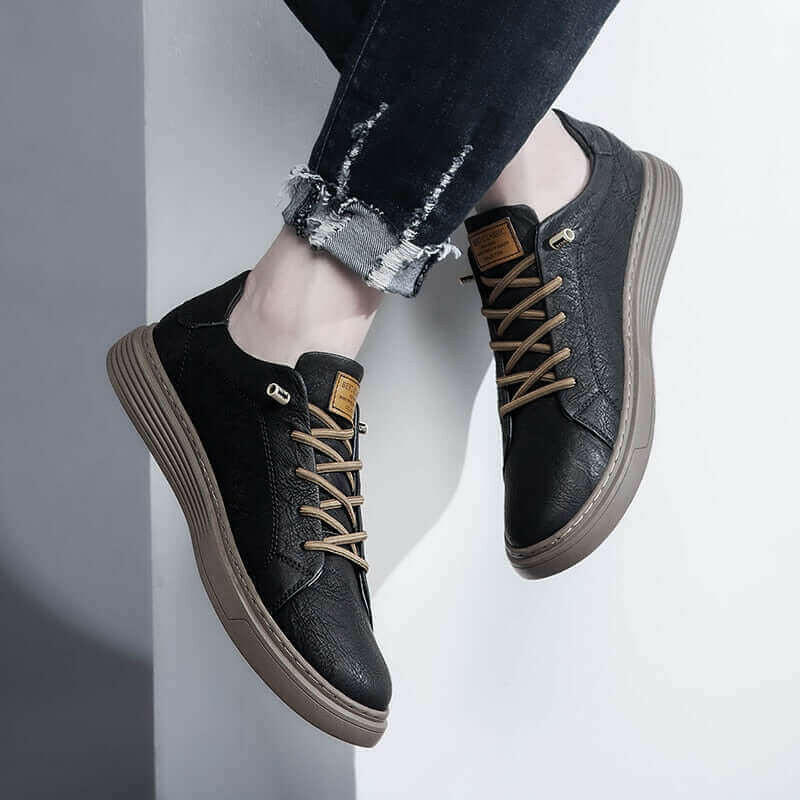 Mens Lace Up Oxford Leather Shoes.