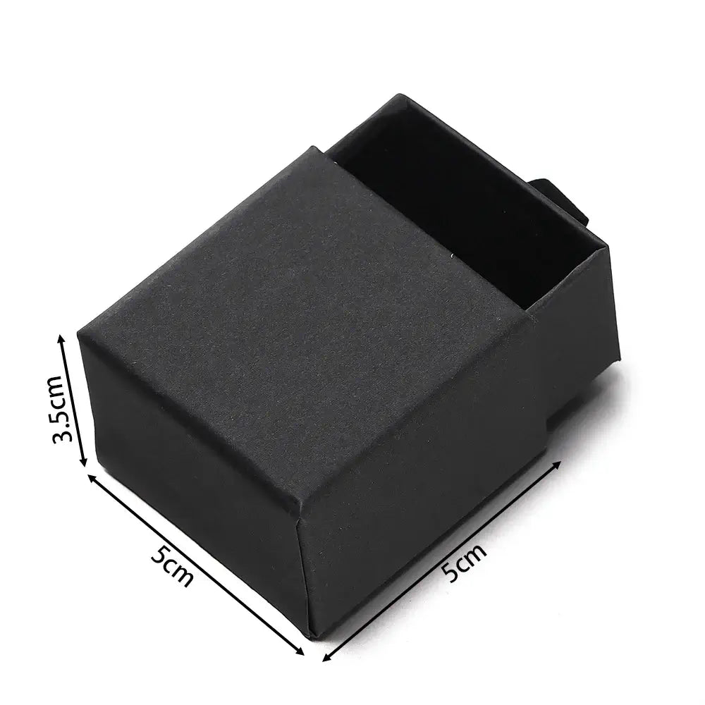 Creative Drawer Jewelry Packaging Box Necklace Ring Earing Bracelet Storage Organizer Display Stand Solid Color Paper Gift 2030