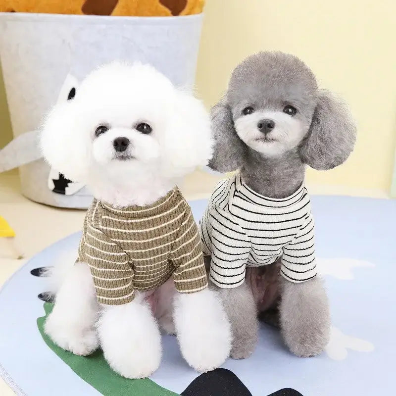 Pet Dog Vest Summer T-Shirt 2025 - Striped Dog Clothes