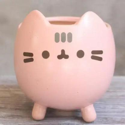 cute cat succulent pot