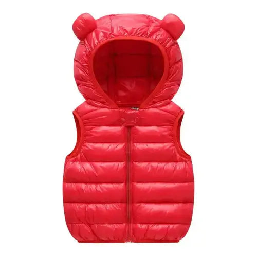 New Baby Boys Girls Warm Down Vest Autumn Winter Cotton Waistcoat With