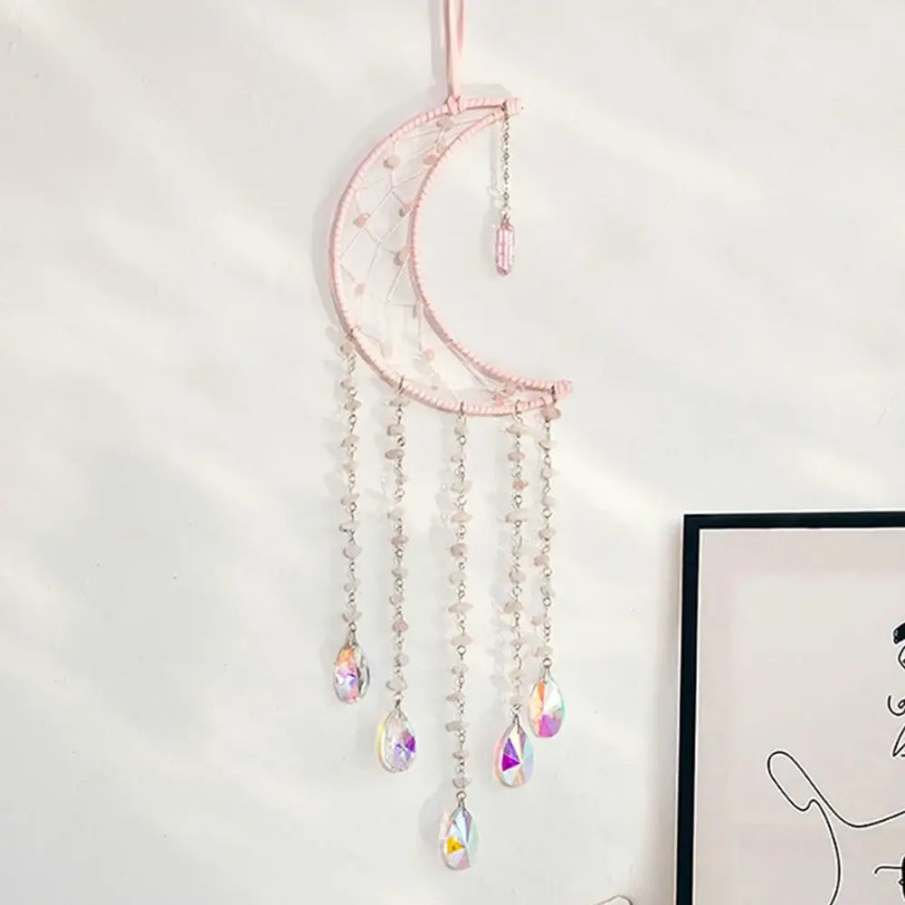 purple crystal dream catchers