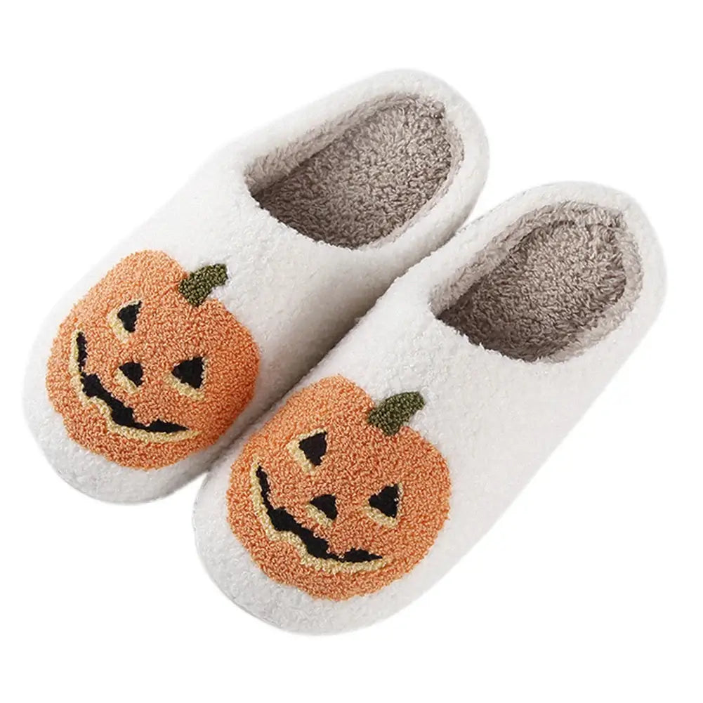 Halloween pumpkin slippers